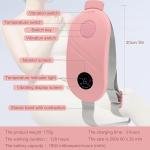 Menstrual Heating Pad for Period Cramps Relief – Adjustable Waist Belt, Fast Heating with Vibration Massage