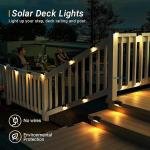 Solar Light Outdoor Garden lamp Home Stair Step Lights Waterproof Balcony Led Solar Powered Lights