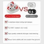 4pcs Caster Wheel Self Adhesive Caster Wheel 360° Swivel Wheels for Furniture