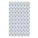 Hand Block Printed Blue Trees & Flowers Cotton Curtains/ Pure Cotton Drapes