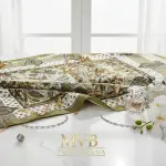 Royal Fern Scroll Double Bedsheet Pure Cotton