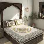 Floral Harmony 240TC Cotton Bedsheet