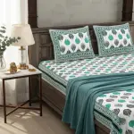 Mor Pankh Cotton Bedsheet Set