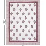 Fortune Feathers Hand Block Bedsheet
