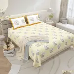 Bunny Meadow King Size Pure Cotton Bedsheet
