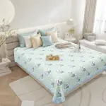 Bunny Meadow King Size Pure Cotton Bedsheet