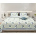 Palm Oasis King Size Pure Cotton Bedsheet