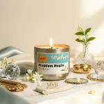 Majestic Mogra Aroma Candle In Silver Jar