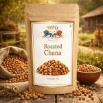 Roasted Chana (Roasted Chickpeas) | Healthy Snack | YUGVIGYANA