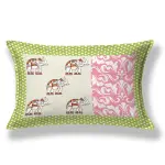 Traditional Floral Pure Cotton Single BedSheet