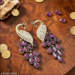 Multicolor Kundan Stud Earrings for Women | Festive & Wedding Jewelry