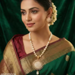 Bhagya Lakshmi Women’s Pride Traditional Gold Plated Rani Haar Necklace for Women