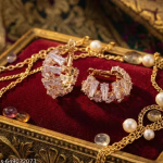 High Quality Non-Tarnish Luxury Rose Gold Baguette Crystals Hoop Earrings