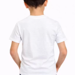 Kids Holi Printed White T-Shirt