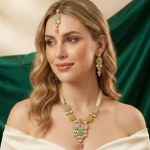 Traditional Pearl Kundan Necklace Set for Women