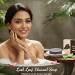 Lushleaf Premium Activated Charcoal Bathing Soap Pack of 6 – Deep Cleansing, Detox & Oil Control Soap for Men & Women
