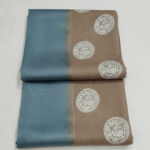 Peacock Block Print With Small Zari Lines All Over The Body