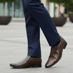 Men’s Formal Slip-On Shoes | Classic Leather Finish Office Shoes with Cushioned Sole for Business, Wedding & Daily Formal Use