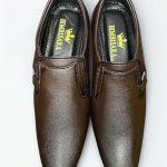 Men’s Formal Slip-On Shoes | Classic Leather Finish Office Shoes with Cushioned Sole for Business, Wedding & Daily Formal Use