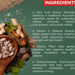 NONI NATURA CAPSULES - 60 CAPSULES (BUY ONE GET SAME 50ML DROPS FREE)