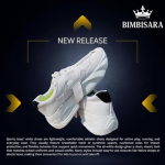 Men’s Sports Sneakers with TPE Sole | Lightweight White Running & Casual Shoes, Walking & Gym