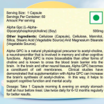 Alpha Gpc Capsule - 60 Capsules