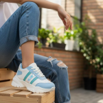 Women’s Chunky Sneakers | Stylish Casual Sports Shoes for Girls | Lightweight Comfort Sole with Trendy Pastel Design | Walking, Daily Use, College Use