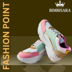 Women’s Thermoplastic Elastomer Sole Chunky Sneakers, Pink