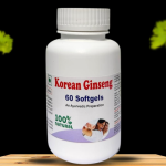 KOREAN GINSENG SOFTGEL - 60 SOFTGELS (BUY ONE GET SAME 50ML DROPS FREE)