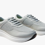 Men’s Premium Casual Sneakers with TPE Sole | Lightweight White Shoes, Walking & Office Casuals