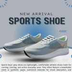 Men’s Premium Casual Sneakers with TPE Sole | Lightweight White Shoes, Walking & Office Casuals