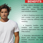 Uric Acid Capsule - 60 Capsules(Get One Bottle 50ml Uric Acid Drops Free)