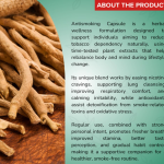 ANTI SMOKING CAPSULES - 60 CAPSULES (BUY ONE GET SAME 50ML DROPS FREE)