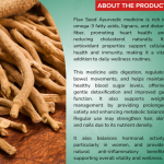 Flax Seed Capsule - 60 Capsules (Get One Bottle 50ml Flax Seed Drops Free)