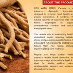 COQ WITH Q-TROL CAPSULES - 60 CAPSULES (BUY ONE GET SAME 50ML DROPS FREE)