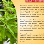 Respiratory Defense Capsule - 60 Capsules (Get One Bottle 50ml Respiratory Defense Drops Free)