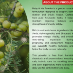 BABY AND ME POWDERS - 200 GRAMS (BUY ONE GET SAME 50ML DROPS FREE + 100 GRAMS CHAMAN KISMIS (RAISIN) FREE – BOOST YOUR ENERGY WITH RAISIN)