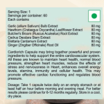 Cardiorich Capsule - 60 Capsuless (Get One Bottle 50ml Cardiorich Drops Free)