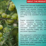 Wheat Grass Capsule - 60 Capsules (Get One Bottle 50ml Wheat Grass Drops Free)