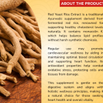 Red Yeast Rice Extract Capsule - 60 Capsules (Get One Bottle 50ml Red Yeast Rice Extract Drops Free)