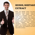 Reishi, Shiitake Extract Capsule - 60 Capsules (Get One Bottle 50ml Reishi, Shiitake Extract Drops Free)
