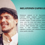 Melatonin Capsule - 60 Capsules (Get One Bottle 50ml Melatonin Drops Free)