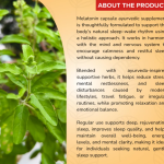 Melatonin Capsule - 60 Capsules (Get One Bottle 50ml Melatonin Drops Free)