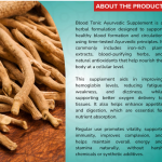 BLOOD TONIC CAPSULES - 60 CAPSULES (BUY ONE GET SAME 50ML DROPS FREE)