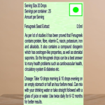 FENUGREEK DROPS - 50ml (BUY ONE GET SAME 50ML DROPS FREE)