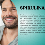 Spirulina Capsule - 60 Capsules (Get One Bottle 50ml Spirulina Drops Free)