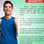 Leucorrhoea Care Capsule - 60 Capsules (Get One Bottle 50ml Leucorrhoea Care Drops Free)