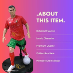 Christiano Ronaldo Portugal Collectors Edition Model/Action Figure Toy, 7 inch Size