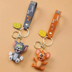 Visit the Iconic Keychains Store Combo Offer New Trending Multi Color 3D Cartoon Character Rubber Keychain