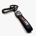 TVS Premium Leather Key Chain and keyaring for TVS Scooters and Bikes.